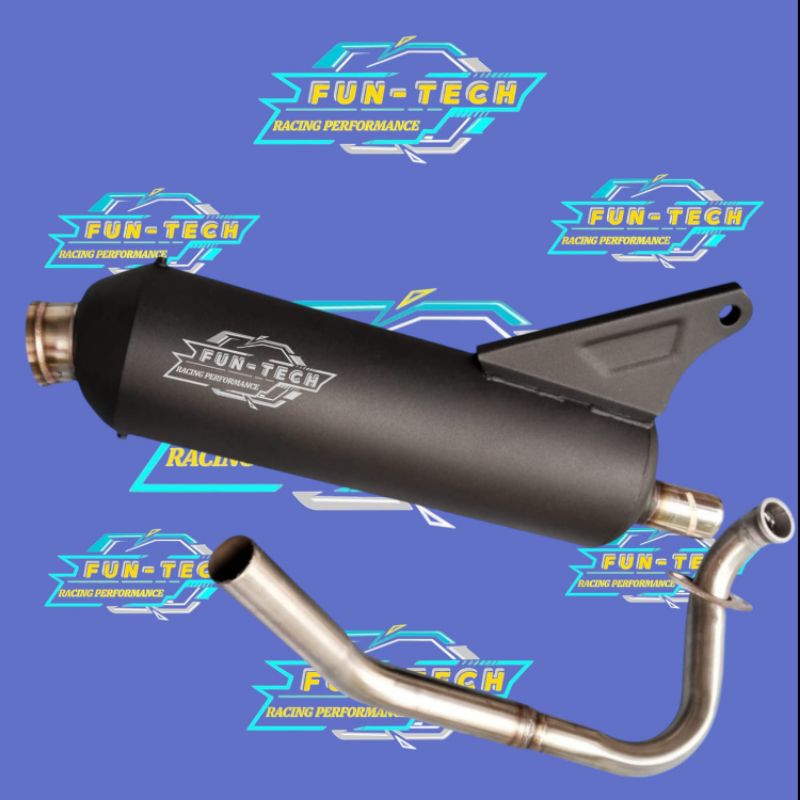 Termurah Knalpot racing moncong Sijiro cluster Sarbor 3x4 untuk pemakaian beat/Vario/nmax/PCX/aerox 