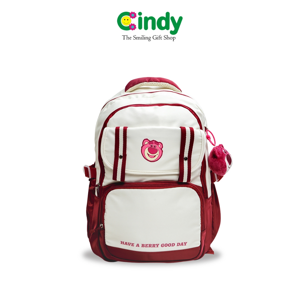 CINDY ORIGINAL DISNEY Tas Ransel Stitch dan Lotso- Tas Disney Stich dan Lotso 16inch - CTR1209/CTR12