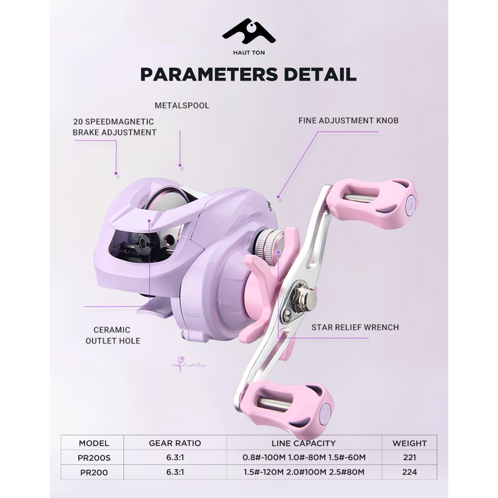 REEL BC HAUTTON PURPLE ROSE