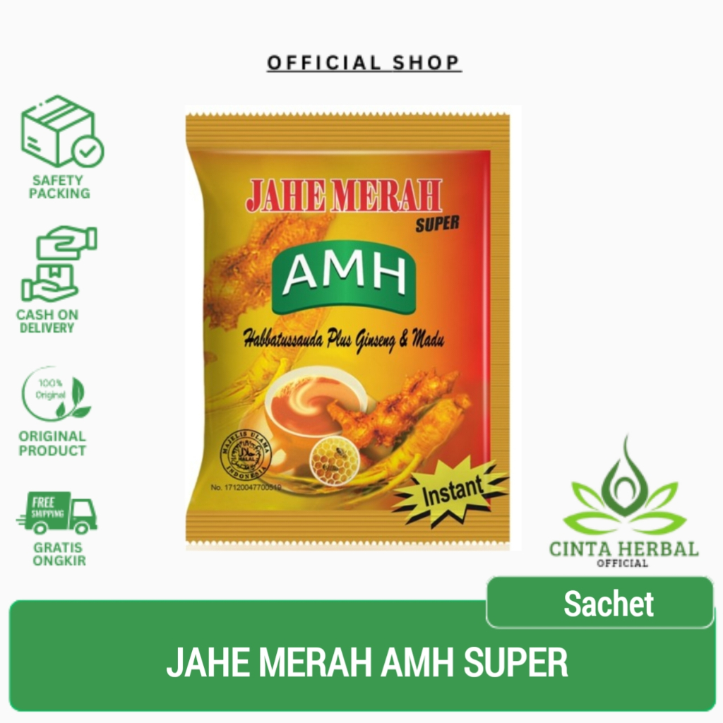 

AMH Jahe Merah Super Amanah PER SACHET 20 gr ORIGINAL