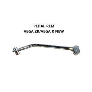 PEDAL REM/PIJAKAN REM BESI VEGA ZR/VEGA R NEW CROME FUKUMICHI
