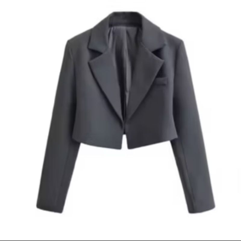 BLAZER CROP WANITA/CROP BLAZER WANITA KOREAN/CROP TOP