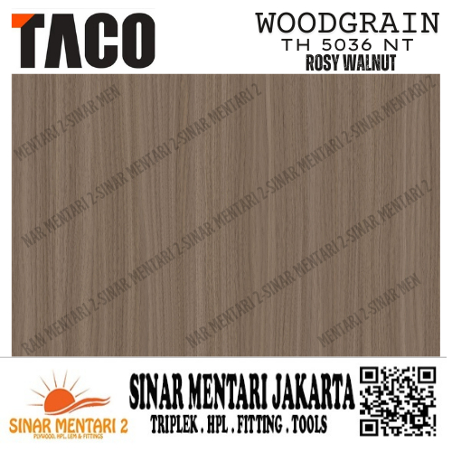 TACO HPL WOODGRAIN TH 5036 NT ROSY WALNUT