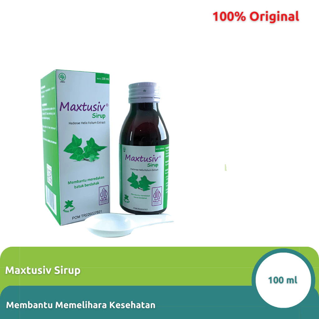 Maxtusiv Sirup -  Sirup Obat batuk Herbal