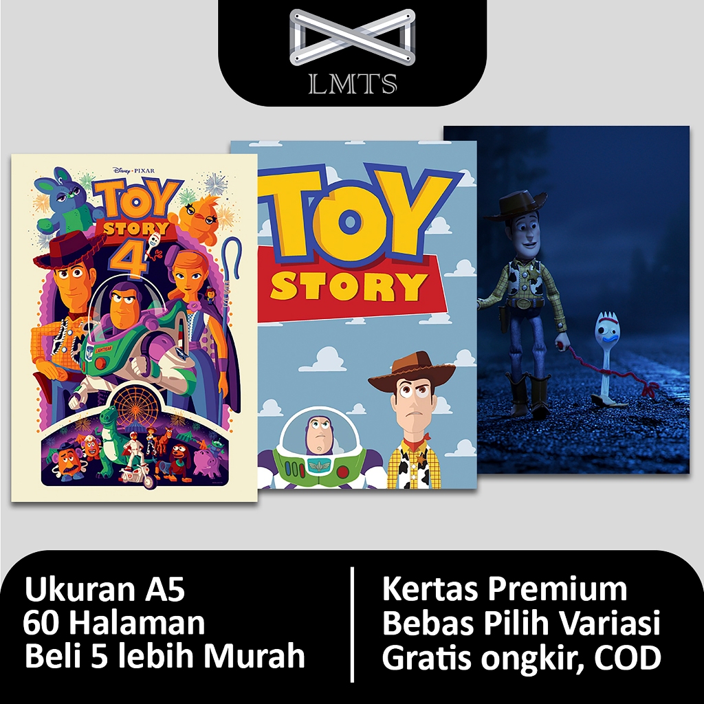 

[Grosir] Buku Tulis TOY STORY A5