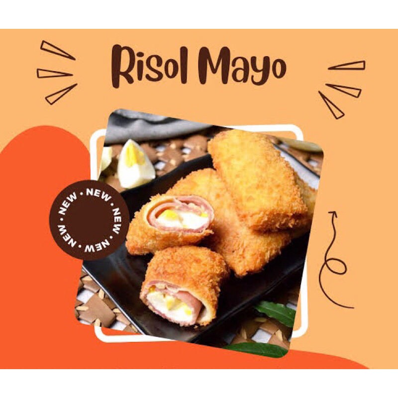 

DIKIRIM VIA GRAB/GOJEK RISOLES MAYO FROZEN ISI 5pcs