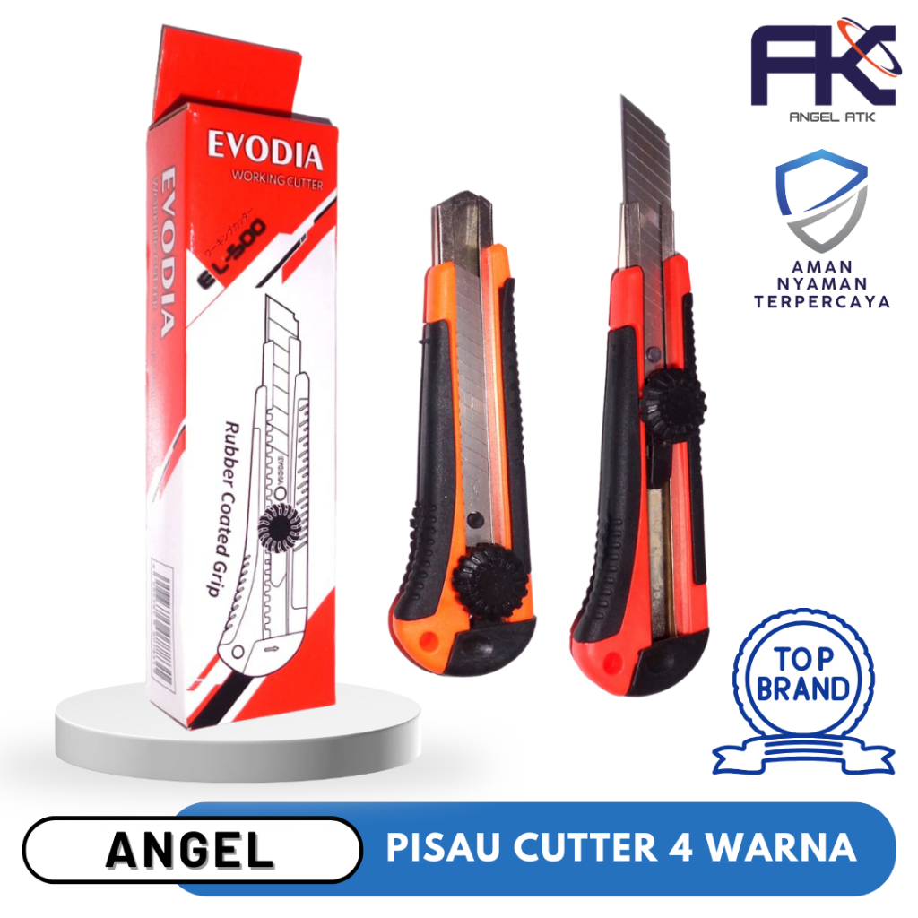 

Cutter Evodia L-500 / Pisau Pemotong Multifungsi / Mata Pisau Tajam / Harga Terjangkau / Bayar di Rumah / Atk Blessing