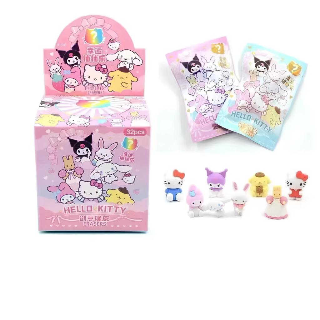 

Penghapus Blind Box Karakter Lucu Misteri Bag Erasers Stationery