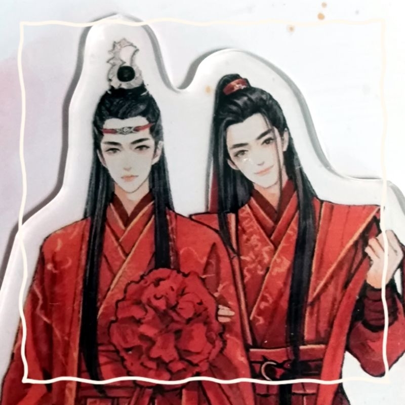 MDZS The Untamed Lan Wangji Wei Wuxian Acrylic Standee Wedding Style