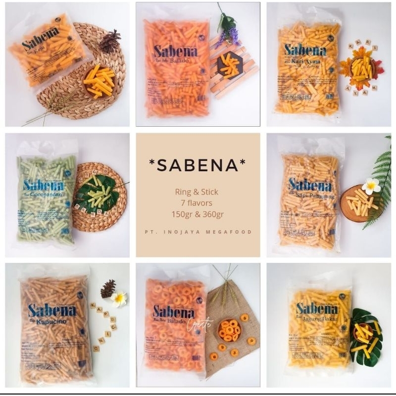 

Sabena Stick MEGAFOOD 340gr rasa campur