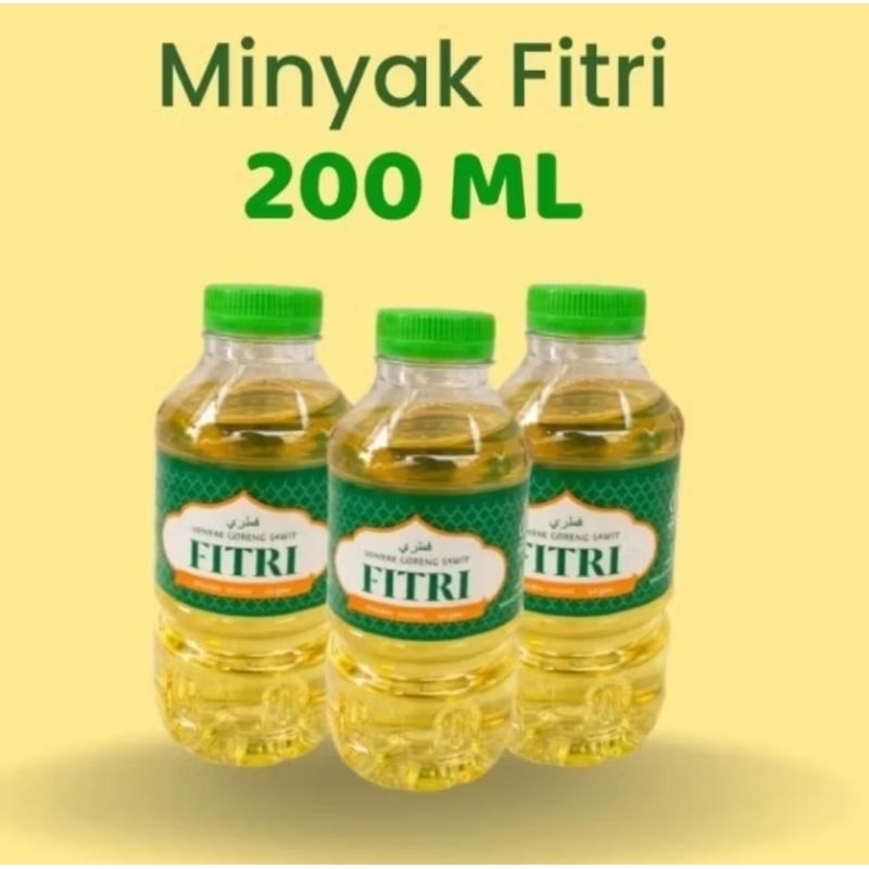 

Minyak goreng fitri botol mini 200 ml / botol