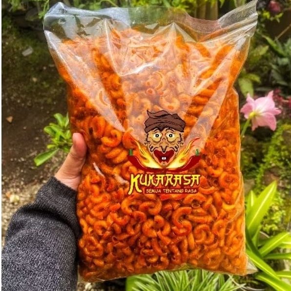

kukarasa snack - makaroni cikruh pedas daun jeruk 1 kg