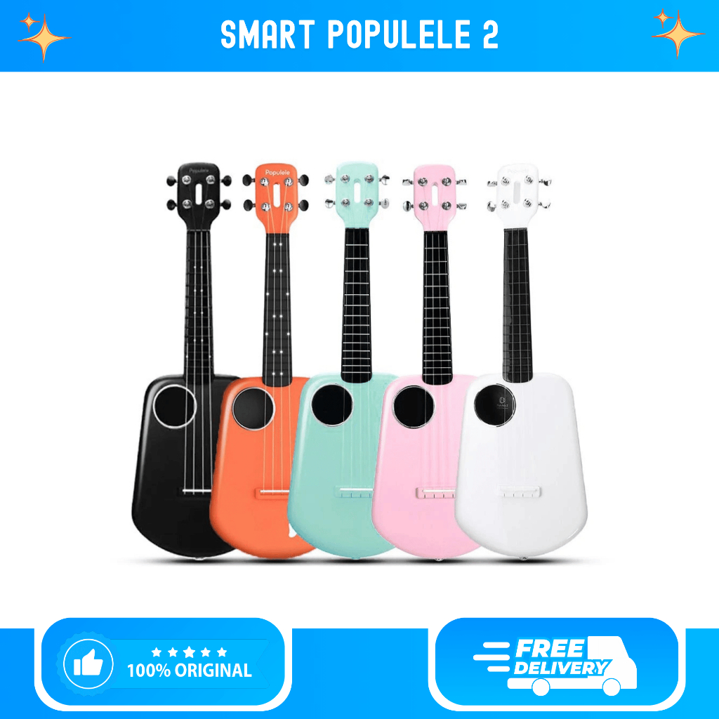 Gitar Ukulele Mini - Xiomi Smart Populele 2 Bluetooth