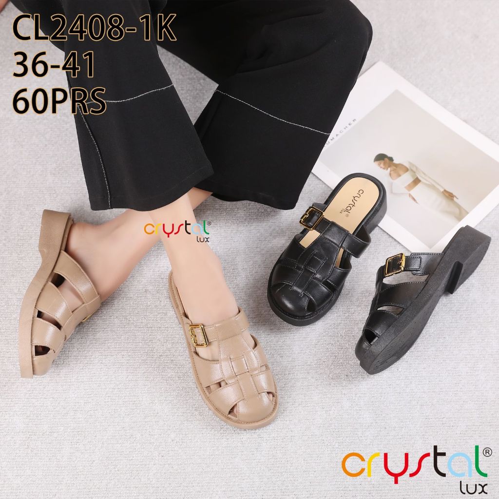 Sepatu Wanita Kerja Selop Jelly Sepatu Sandal Wanita Selop CL2408-1