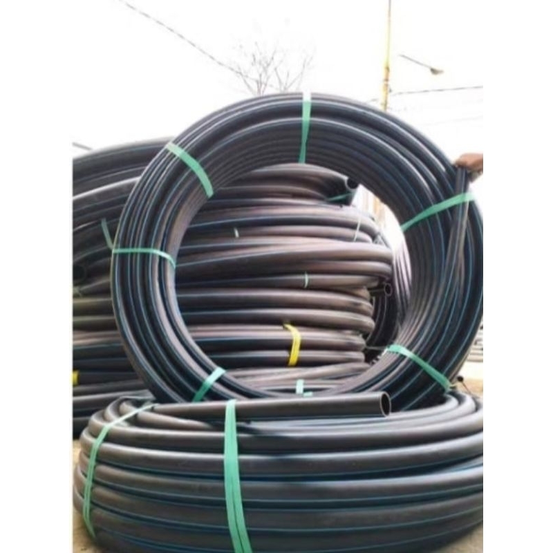 Selang air PIPA HDPE 1.5 Inch/PIPA HDPE 1 1/2 Inch Pn 10 (100m/Roll)