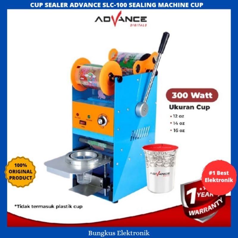CUP SEALER ADVANCE SLC100 CUP SEALER PLASTIK MINUMAN SEALING CUP MACHINE