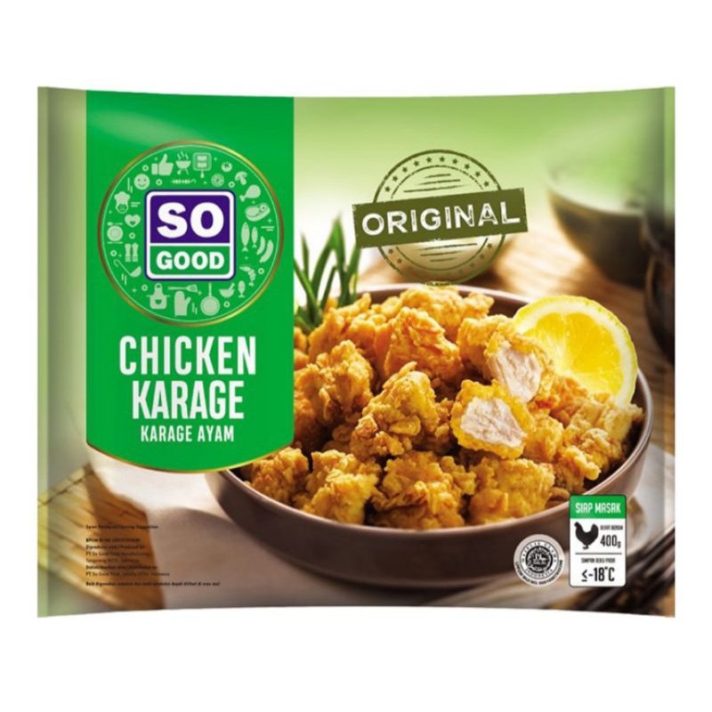 

So Good Karage Ayam Original 400 g - only sameday dan instan