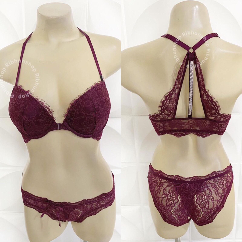 Victoria Secret Original Very Sexy Bra Set Push Up 32C/S (Bukaan Depan )11192562