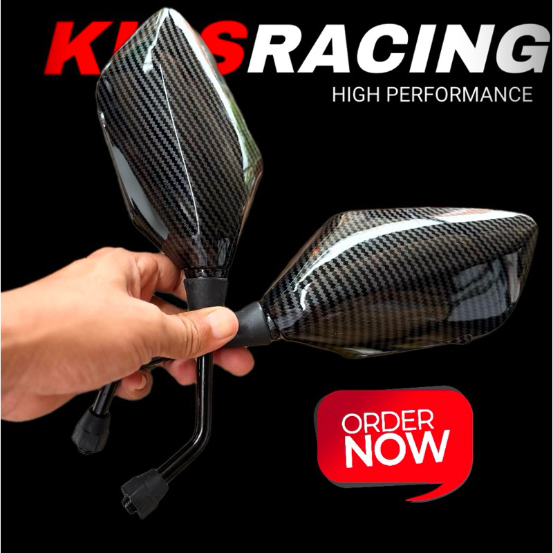 RB SPION PCX 160 CARBON UNIVERSAL MATIK HONDA spion model pcx universal drat Honda spion pcx AST