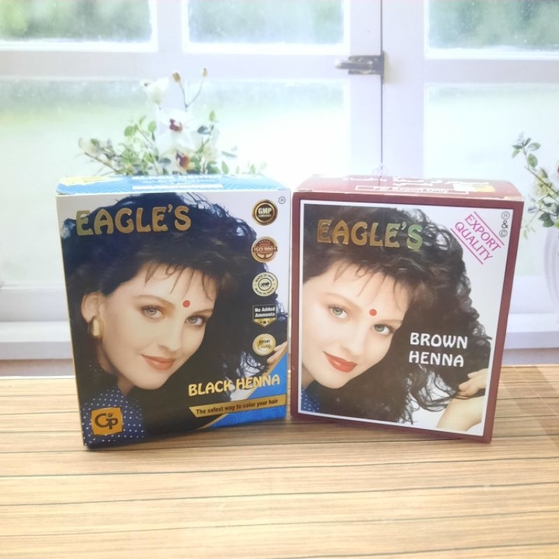 HENNA EAGLES RAMBUT HITAM / COKLAT