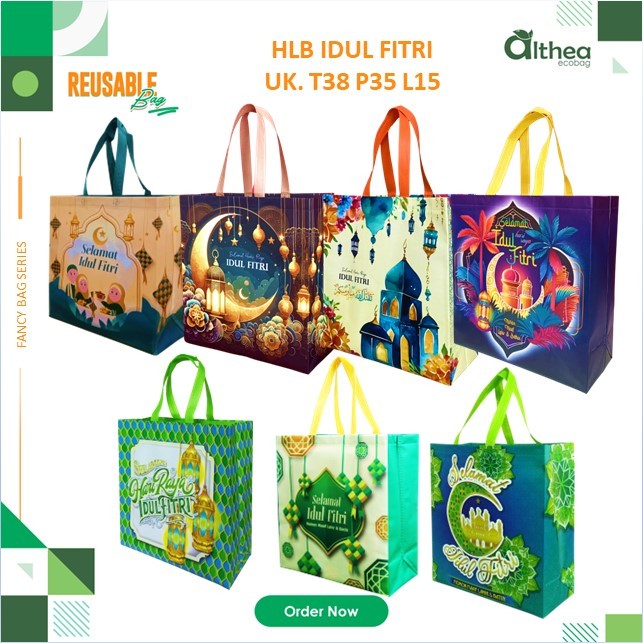 

ALTHEA Goodie Bag Lebaran Premium | Tas Lebaran Jumbo | Tas Hantaran Laminasi | Tas Idul Fitri Tas Parcel Lebaran 38x35x15