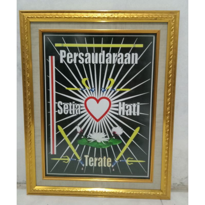 figura/bingkai lambang psht 40x50