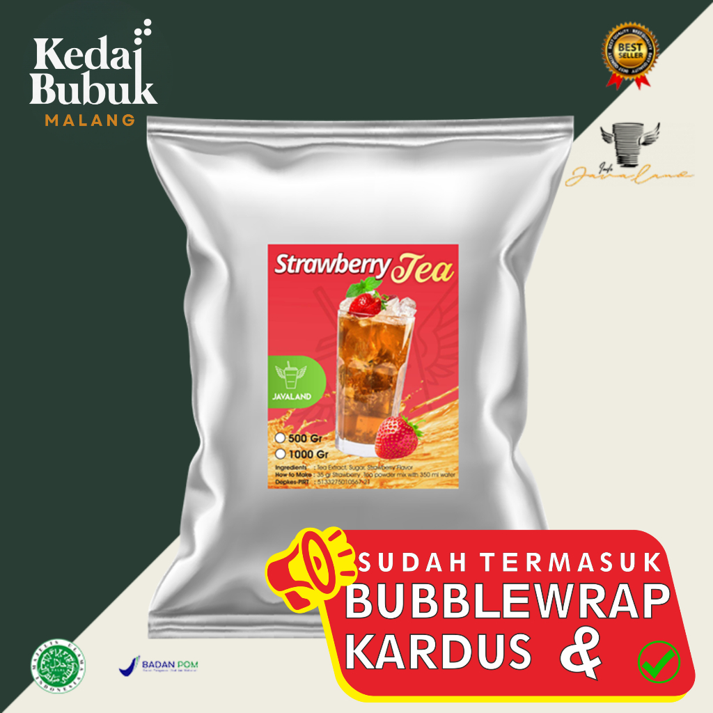 

(Super) Bubuk Minuman Strawberry Tea 1 Kg Javaland