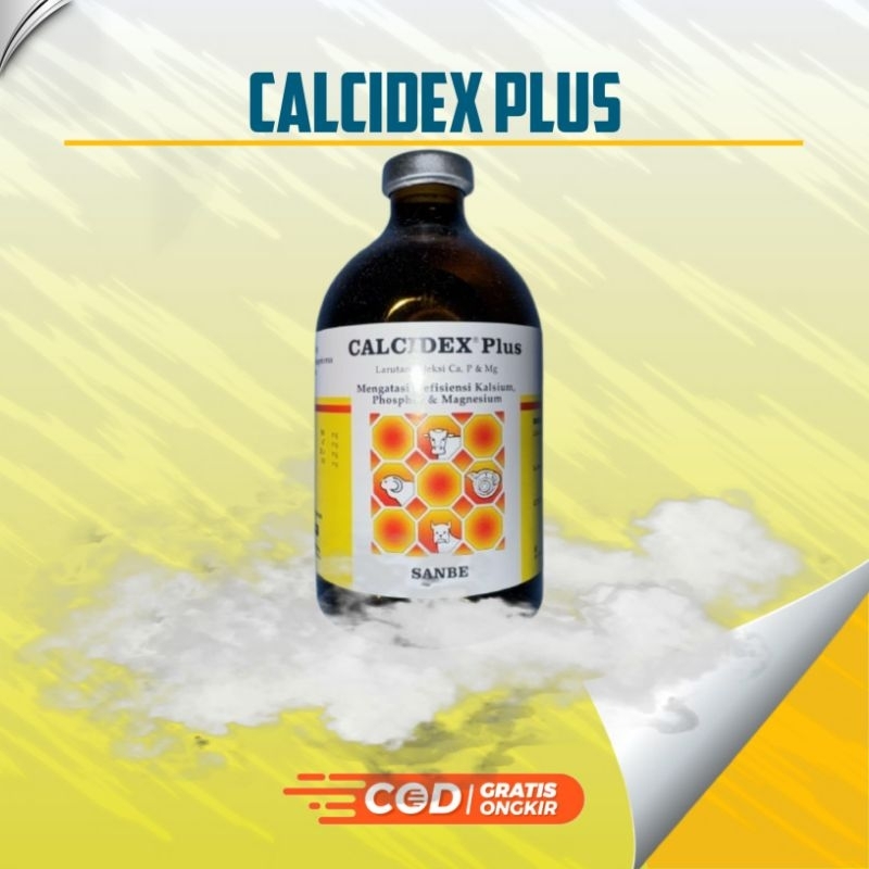 CALCIDEX PLUS 100 ml Injeksi Obat Sapi Kambing Lumpuh Ampuh