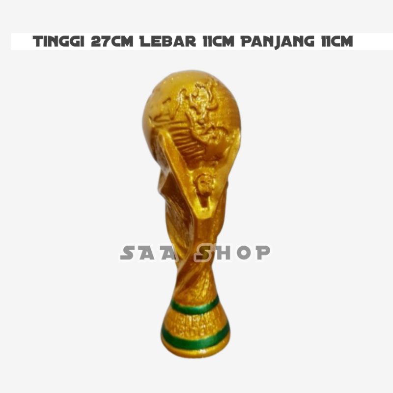 Trophy piala dunia unik miniatur Trophy piala dunia 27cm murah