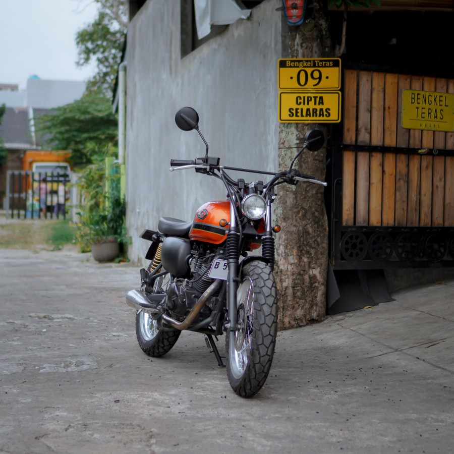 Braket Lampu Depan Braket Bawah Custom W175 Handmade PnP