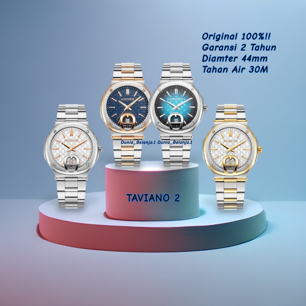 Original 100% Jam Tangan Pria Aigner Taviano 2 AGW.241006 AGW.241008 AGW.241009 AGW.241010 Garansi R