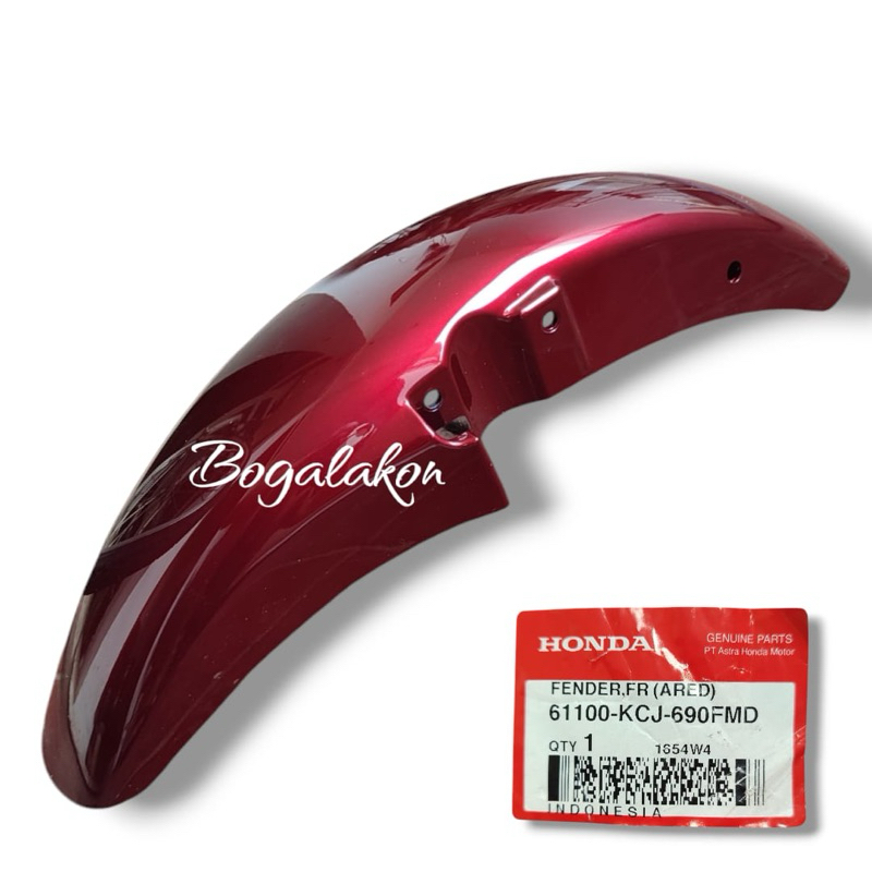 spakbor depan tiger 2000 lawas merah maroon original baru 61100kcj690fmd