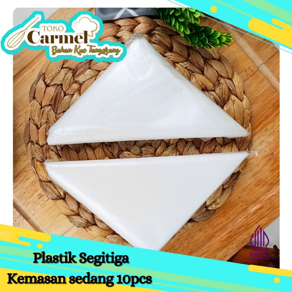 Plastik Segitiga ukuran SEDANG (Piping bag) 2