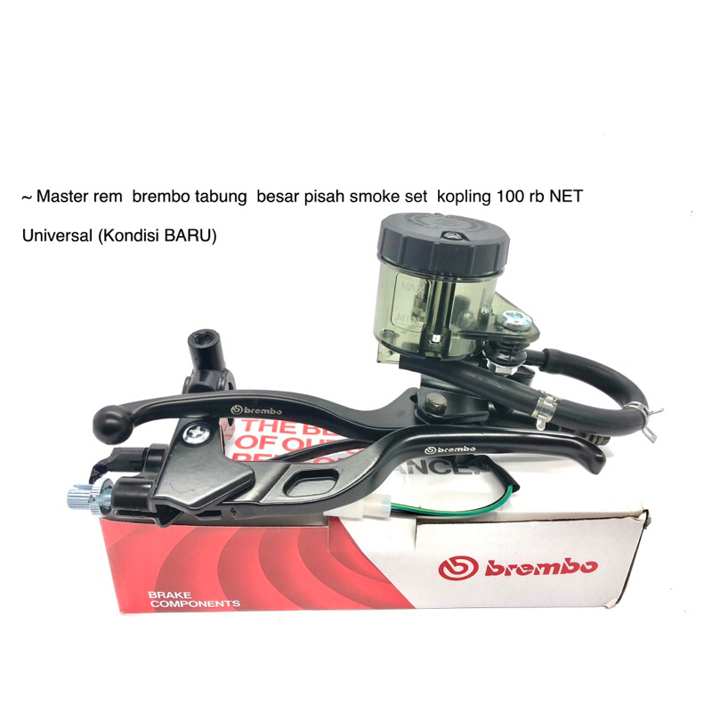 Masterrem Master rem tabung pisah brembo set kopling universal master rem masterem t abung pisah bes