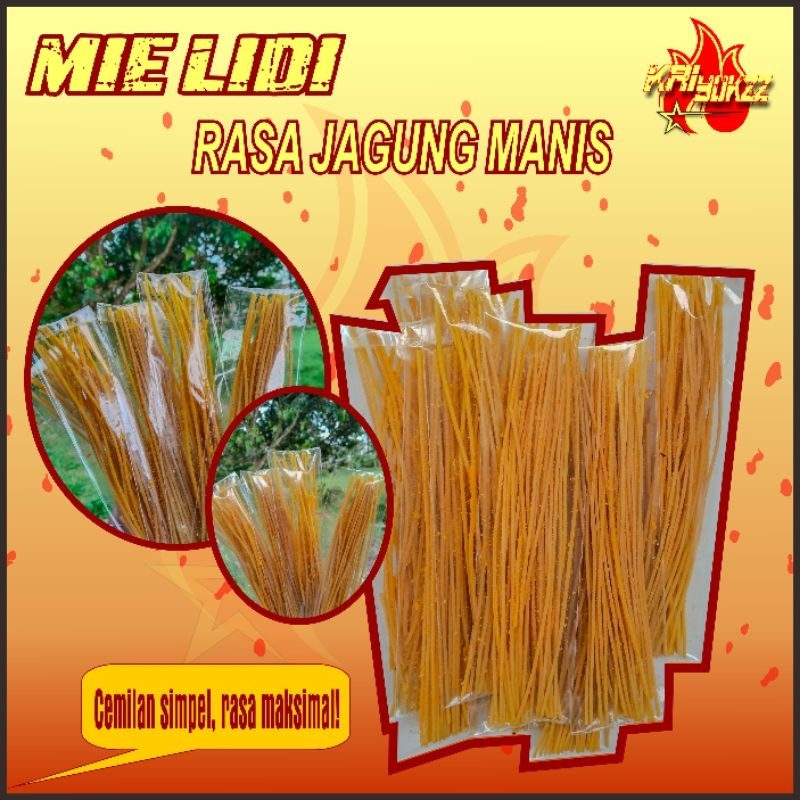 

Mie Lidi Berbagai Rasa – Balado, Rumput Laut, Jagung Manis | Pedas & Original | Cemilan Kriuk Gurih Bikin Nagih!