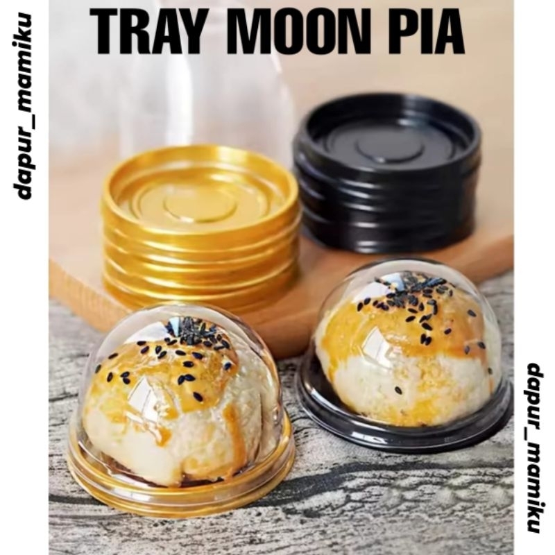 DAPURMAMIKU Tray Mooncake moon cake mini cake bulat round dome mika pia pastry mochi