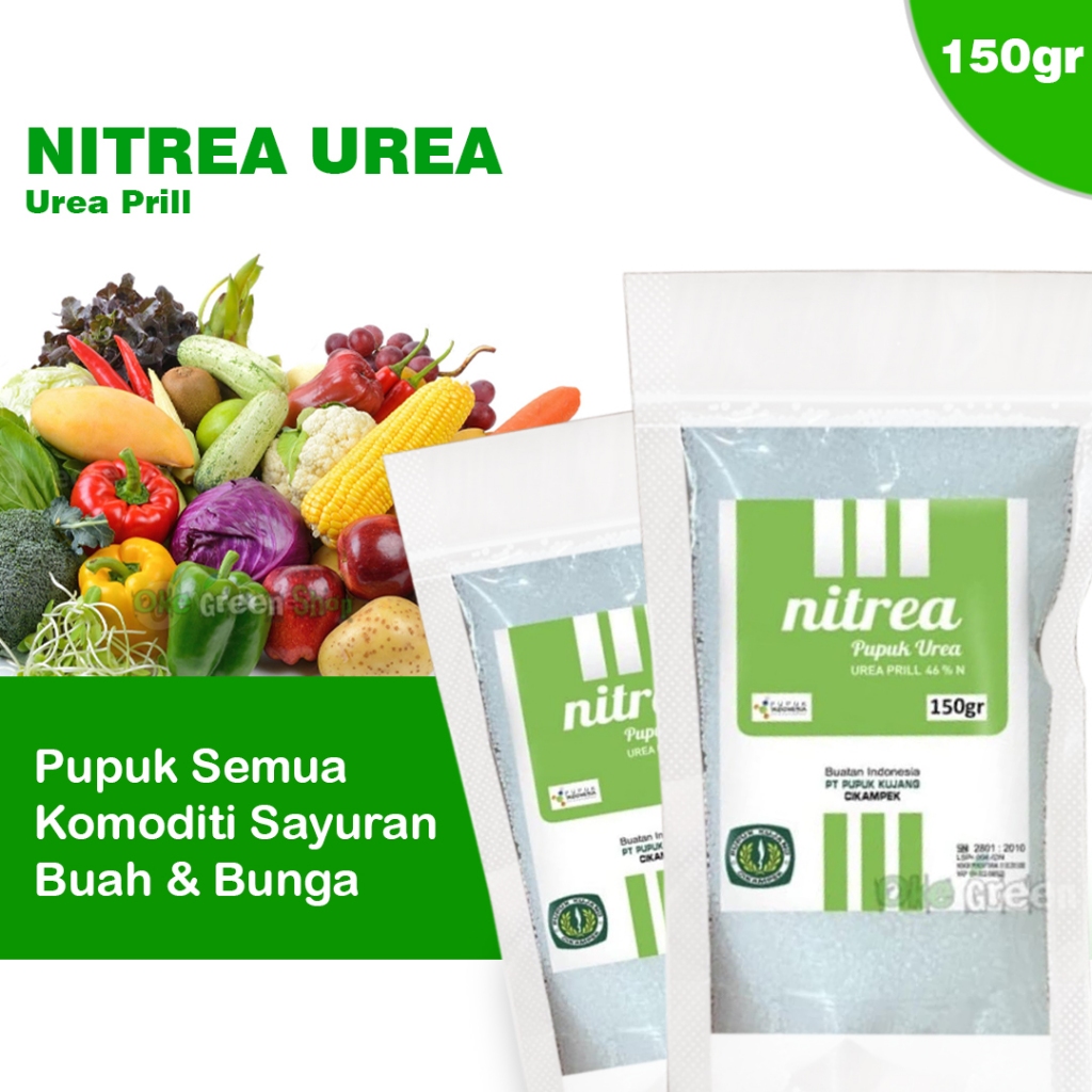 150gr - Pupuk Tanaman Nitrea Urea Prill Sayuran Buah