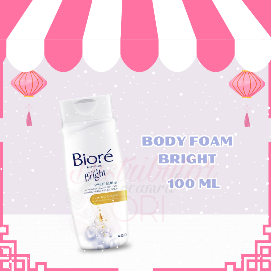 BIORE BODY FOAM BRIGHT 100ML | BPOM