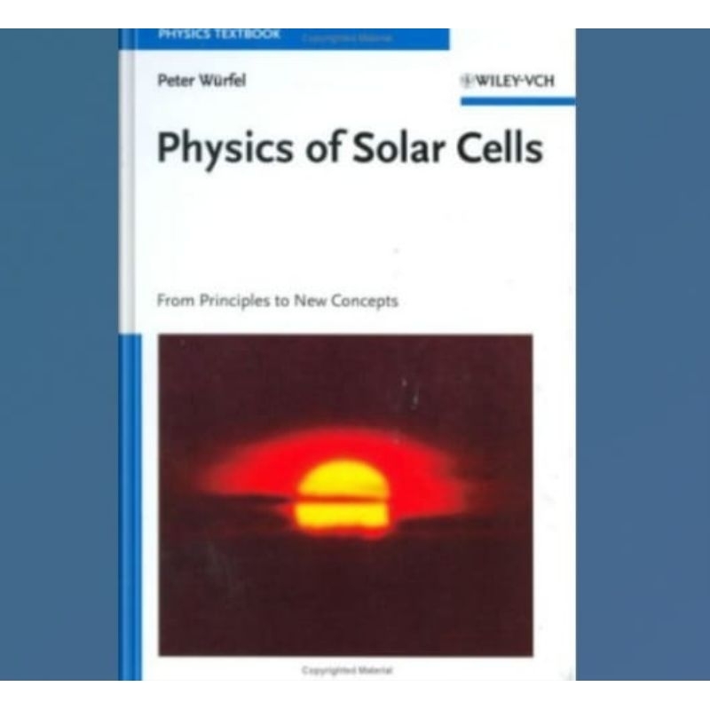 Buku Physics of Solar Cells: From Principles to New Concepts
