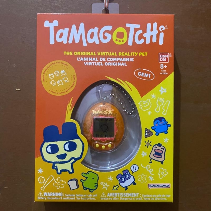 BANDAI Tamagotchi Original Gen 1 - Glitter Orange -