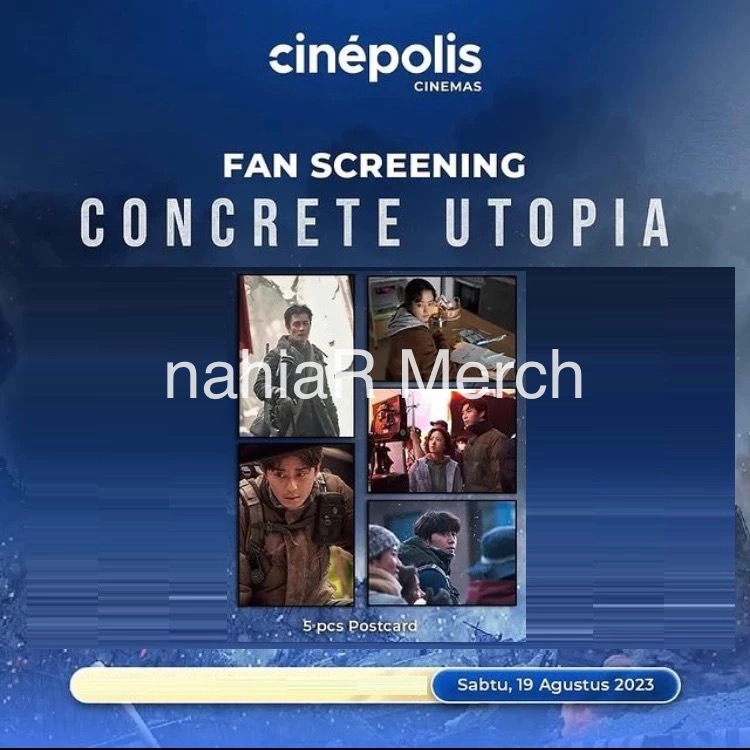 

Concrete Utopia x Cinepolis Official Fan Screening Postcard Set