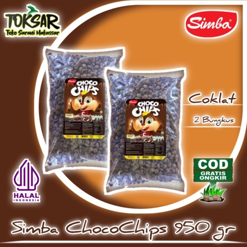 

Choco Chips Simba Coklat 950gr x 2 (Free Packing DOS)