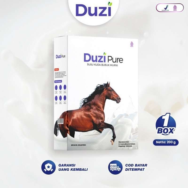 

Duzi Pure Susu Kuda Liar Herbal Nyeri Sendi Solusi Asam Urat Original