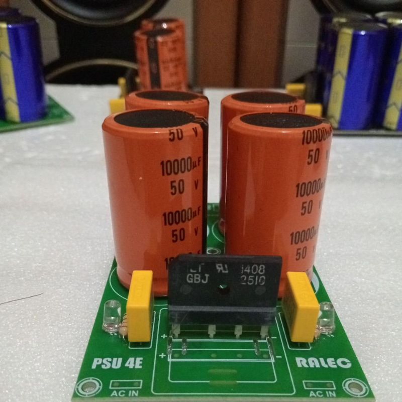 PSU 4Elco 10000uf 50vol Nichicon sudah di lengkapi dioda 25A.