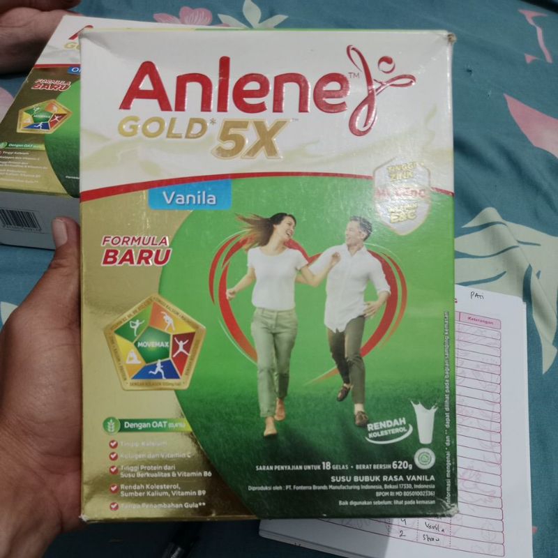

Anlene Gold 5X Vanila Formula Baru 600gram exp juni 2025