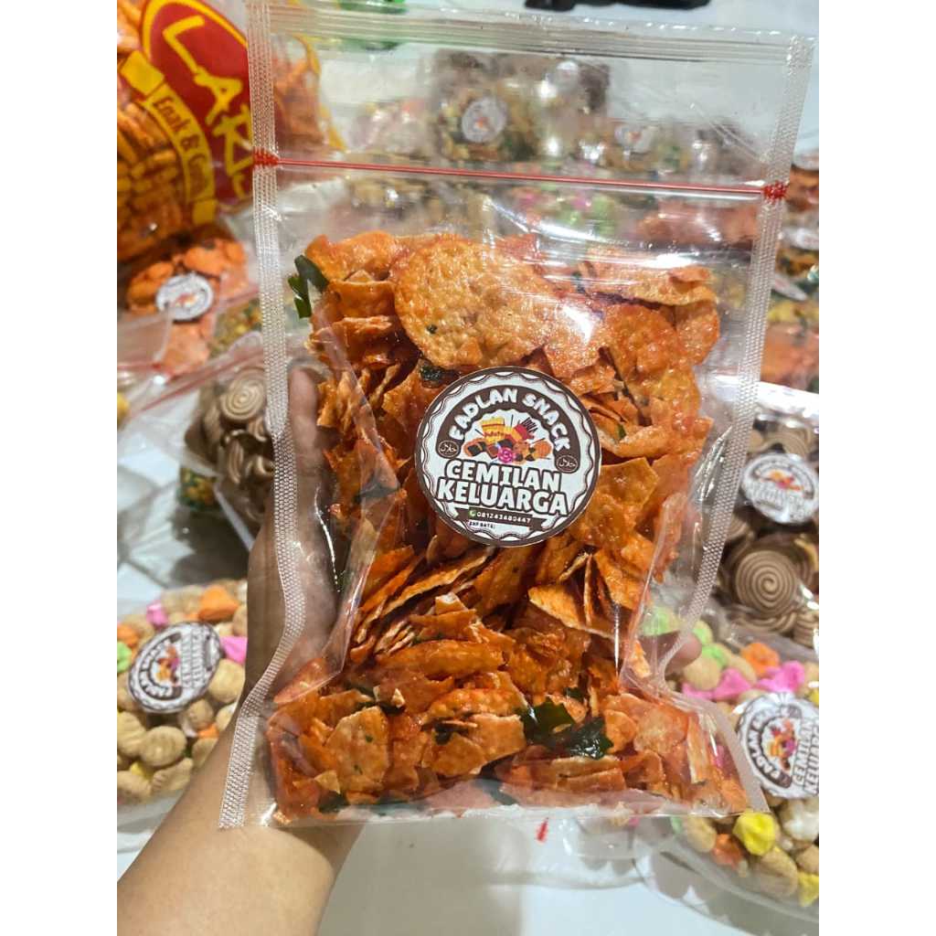

SNACK KILOAN 250 GRAM OPAK GIGA BALADO DAUN JERUK | CEMILAN MURAH