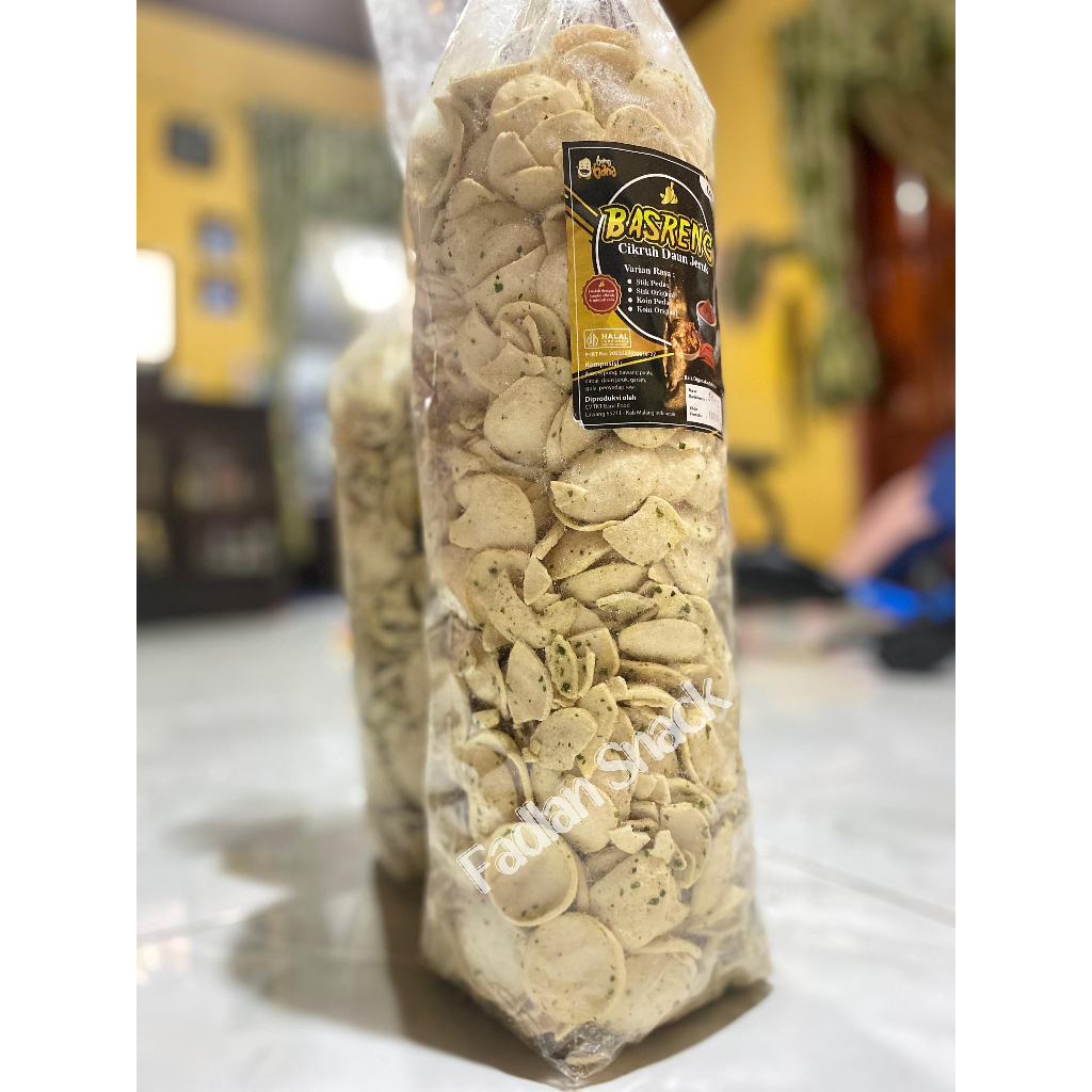 

SNACK KILOAN 150 GRAM BASRENG COIN ORIGINAL CIKRUH DAUN JERUK | CEMILAN MURAH