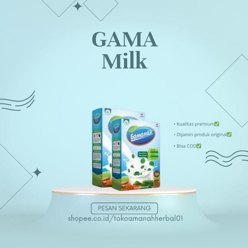 

2 BOX Gamamilk - Susu Etawa Gamat Dengan Formulasi Lengkap No.1 Di Indonesia untuk penyembuhan Sendi dan Tulang, Asam Urat, Rematik, Sesak Nafas, Asma, dan Bronkitis