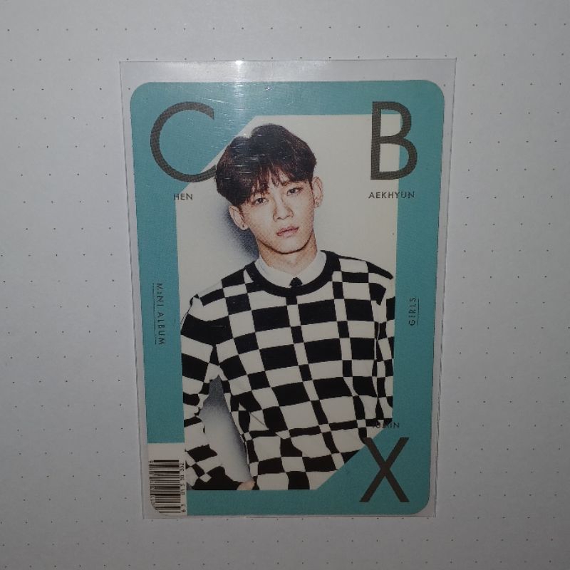 official photocard chen exo cbx girls japan