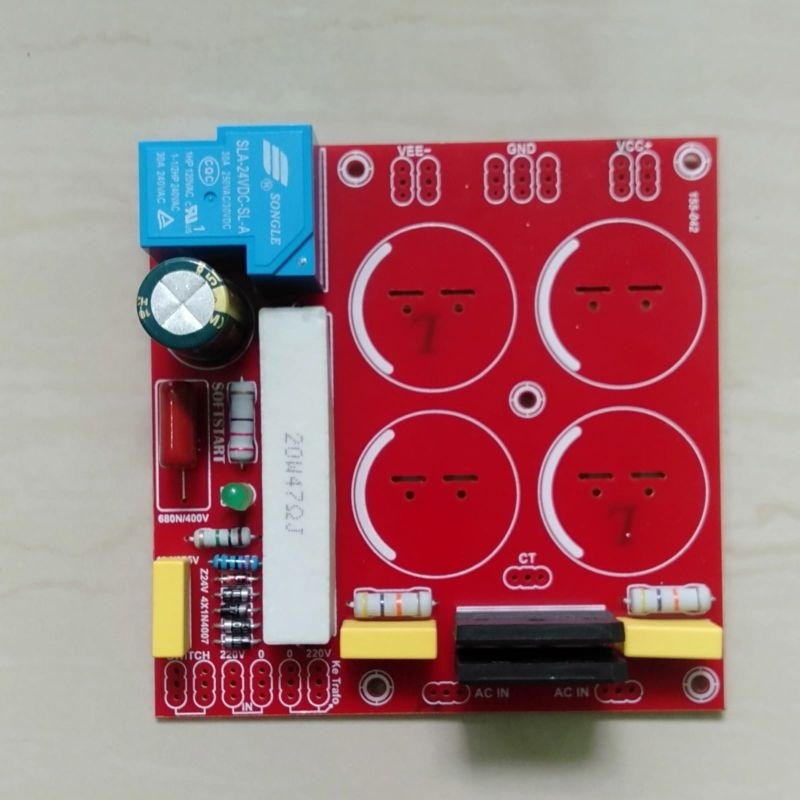 pcb psu 4 elco plus softstart